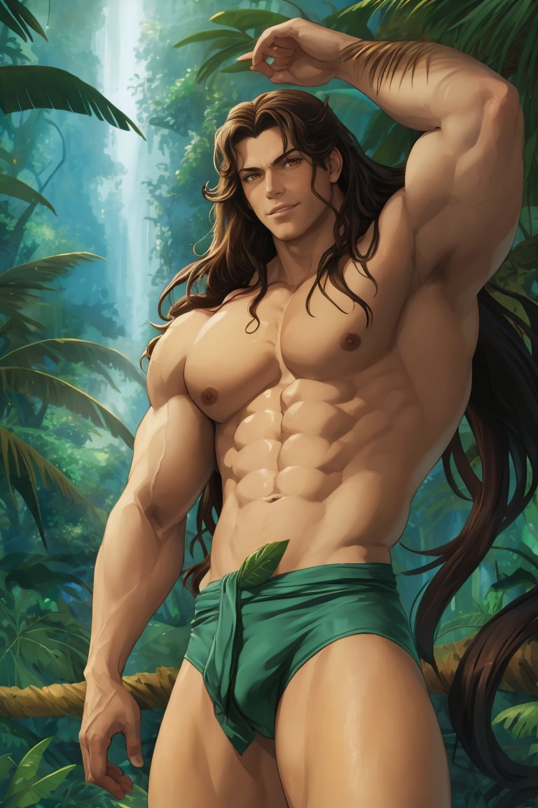 Mircaness's tweet photo. Jungle boy Tarzan 😈
https://t.co/MovRMwi4ax

#gay #gayart #gayartist #bara #barart #barartist #gayai #barai #aiart https://t.co/27bQECf0Gn