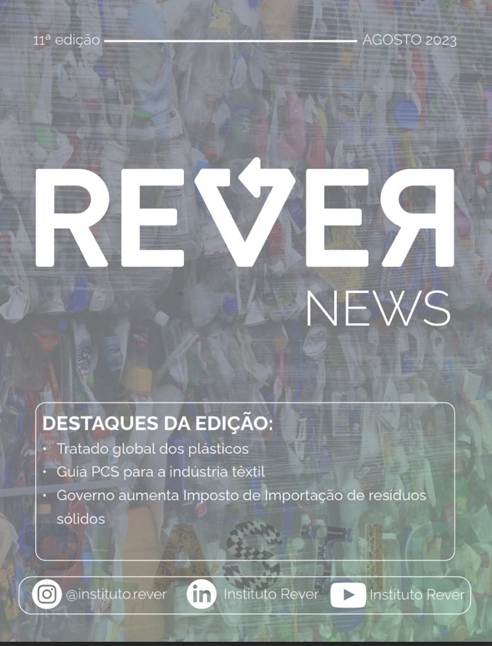 BrasilCerv's tweet photo. Está no ar a nova edição do "Rever News" 

Fique por dentro do mercado de Logística Reversa no Brasil.

https://t.co/AuUa0DPybq…

#desenvolvimentosustentavel 
#logisticareversa https://t.co/K78UHbISpt