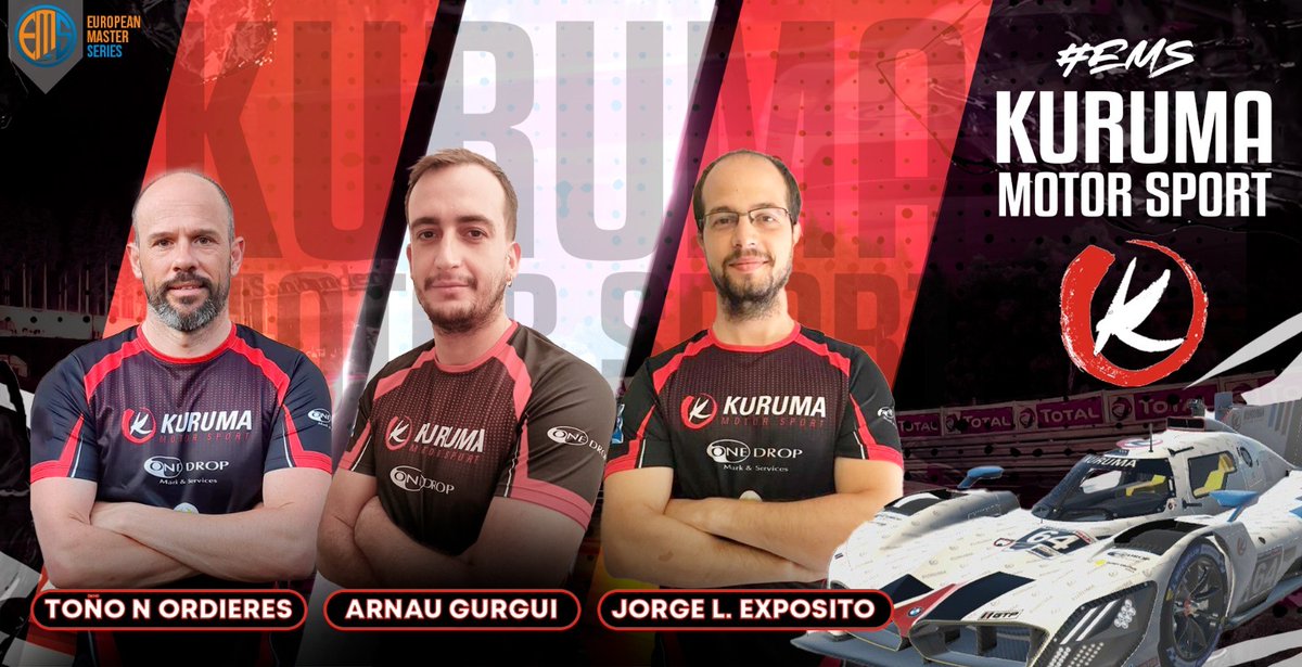 EMS_iRacing's tweet image. Alguien tenia que abrir la lata no?🏎️ Desde el corazón del Sol Naciente, donde 'kuruma' significa coche, surge la pasión y velocidad de @KurumaMsport. 🏁🔥#EMS
Bienvenidos al campeonato!