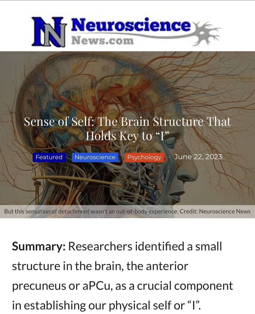 The #CovidEra’s forced focus on #MentalHealth adjusts apertures for viewing the #neuroscience of #TheSelf. Laudable @Stanford scholars are distinguished for breakthrough theories and research in the science and philosophy of the ever-emergent #SenseOfSelf. neurosciencenews.com/self-awareness…