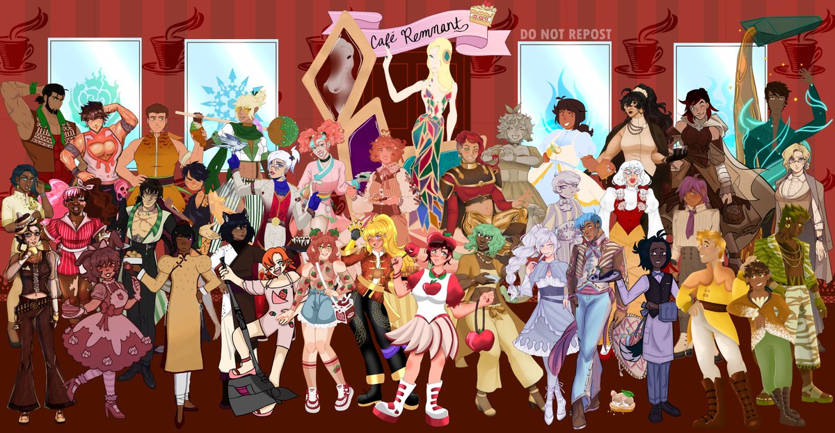 Welcome to Cafe Remnant, we are now open! ☕🍰 #RWBY #CafeRemnant #greenlightrwbyvolume10