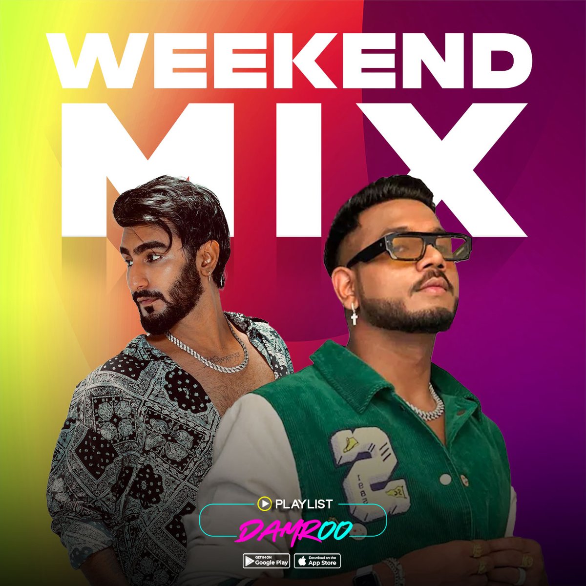 Groove into the Weekend: Your Ultimate Mix Playlist is here.. 🎶🕺

Download the Damroo App Now! #DeshKiDhunDamrooParSunn 

@ifeelkingOG #RCR #HipHop50 #rap #weekend #weekendvibes #song #playlist #weekendmix