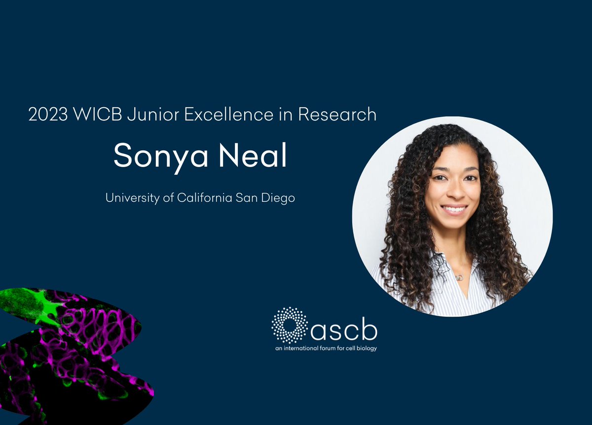 American Society for Cell Biology (@ascbiology) on Twitter photo Sonya Neal of the University of California San Diego will receive the WICB Junior Award for Excellence in Research during #cellbio2023 in Boston. Congratulations!
<a href="/Neal_Lab/">Sonya Neal</a> <a href="/UCSanDiego/">UC San Diego</a> Sonya Neal of the University of California San Diego will receive the WICB Junior Award for Excellence in Research during #cellbio2023 in Boston. Congratulations!
<a href="/Neal_Lab/">Sonya Neal</a> <a href="/UCSanDiego/">UC San Diego</a>