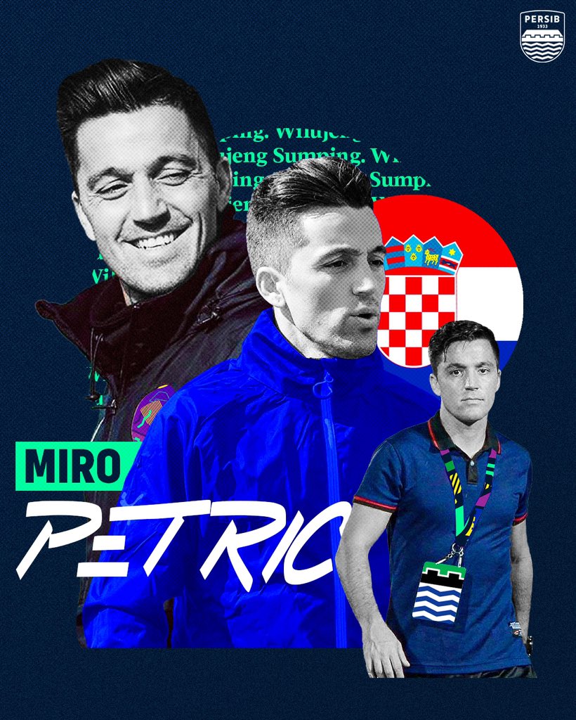Miro Petric akan bahu membahu bersama staff pelatih #PERSIB untuk membantu Bojan Hodak di Liga 1 musim ini.

Wilujeng sumping Miro Petric 🇭🇷