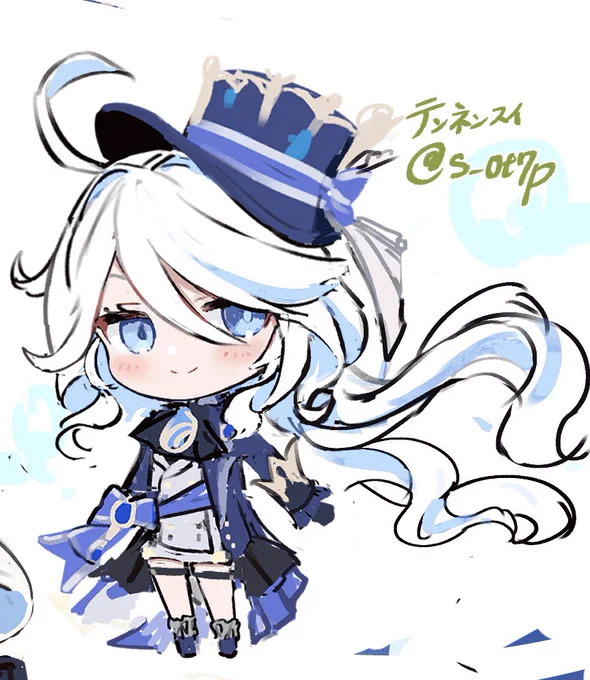 全然今日中に終わりませんでした! デフォルメが難しくて難しくて 序盤の頃のラフと比べたら、 可愛くなったかと思います!