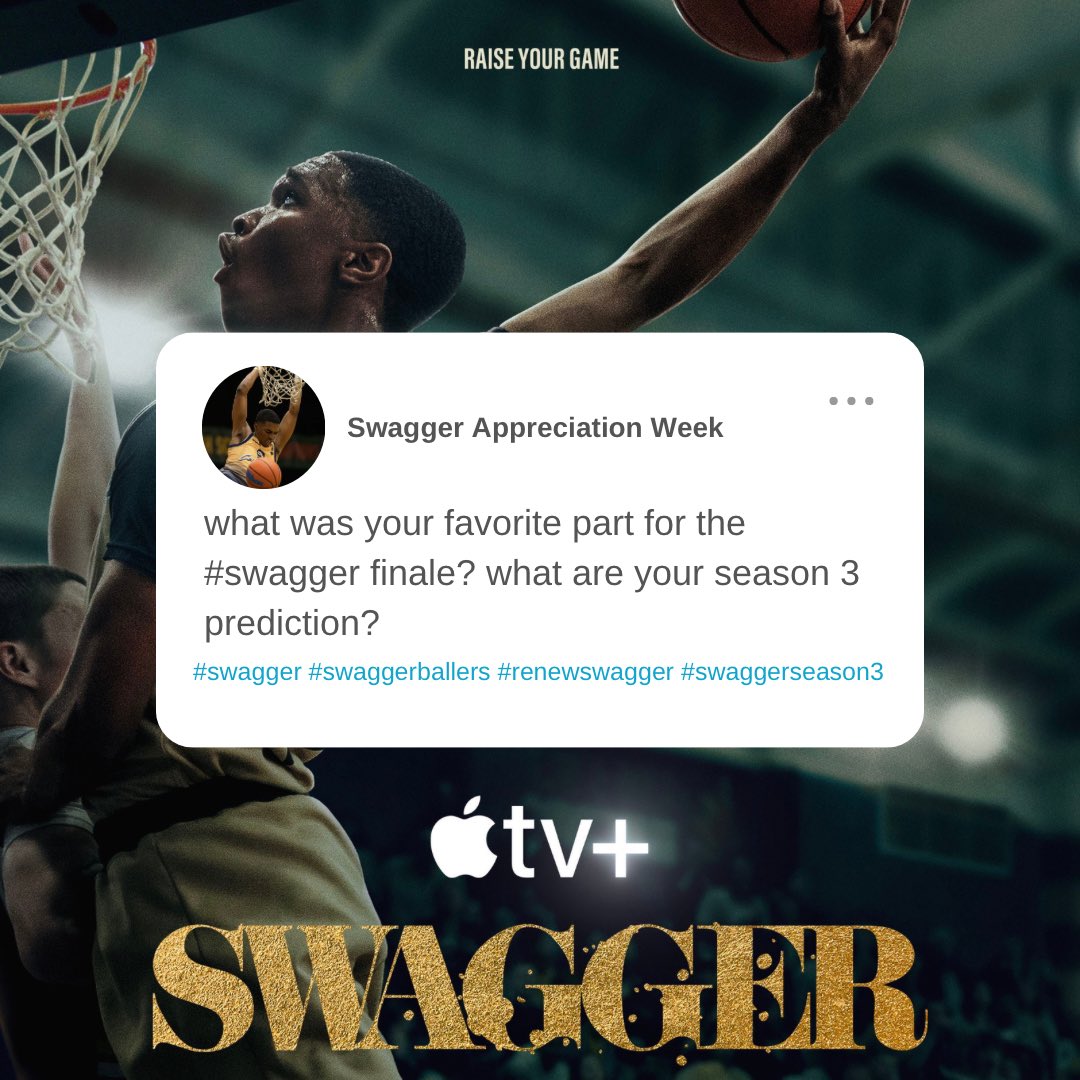zaespov's tweet photo. “The journey is the destination.” Season 2 may be over but the #swagger doesn’t stop here. What was for favorite part of maze 8 & what do you think happens next? 👀 #SwaggerAppreciationWeek #RenewSwagger #SwaggerBallers #SwaggerSeason3 https://t.co/l2XrMaacEB