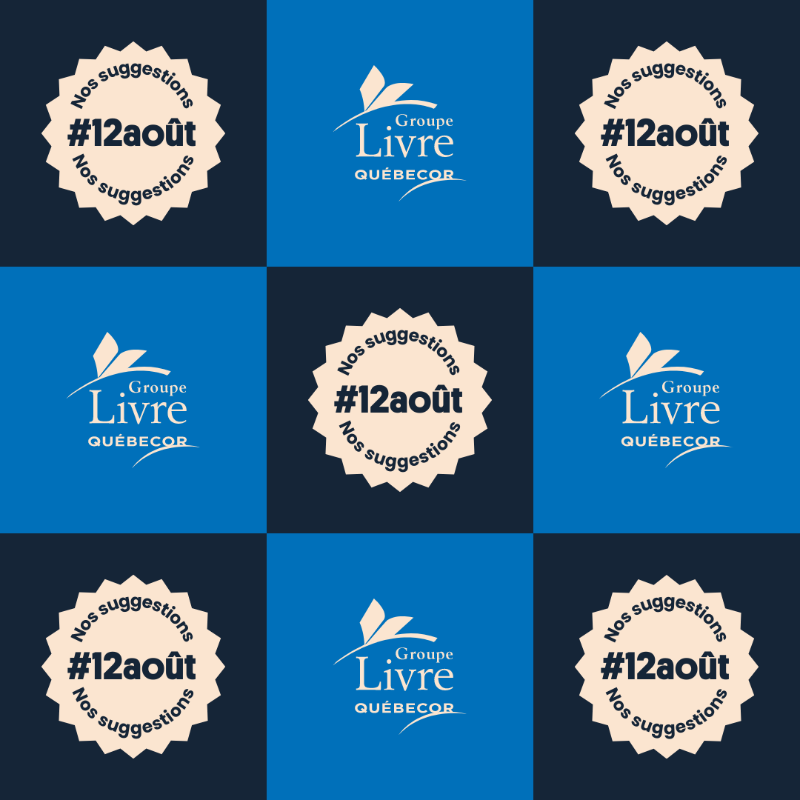 Quebecor's tweet photo. Ce #12Août, j'achète un livre québécois ! Les auteurs·trices, illustrateurs·trices et maisons d’éditions d’ici contribuent à la valorisation et à la richesse de notre culture, ensemble encourageons et célébrons leur travail ! #LaCultureDuPossible 👉  https://t.co/2KDok8dDMg