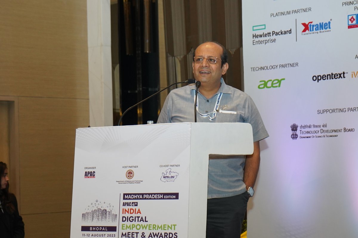 Apacnewsnetwork's tweet photo. Special Presentations followed by Panel Discussion on Embracing Emerging Technologies, Ensuring Effective Governance: The Best Practices at the 4th ‘APAC IDEM &amp; Awards-MP’ held on 11 Aug'23 (Day 1) in Bhopal.
#IDEM #IDEMMP #APACGovernance #APACMPIDEM
@DstRajasthan @sumnesh_joshi https://t.co/oc5O26nK08