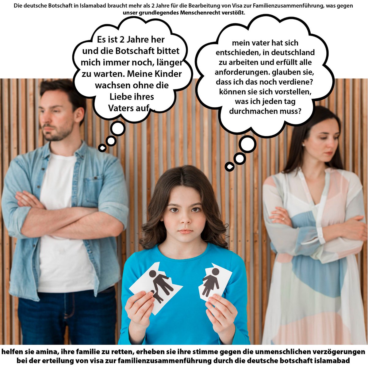 frv_pakistan's tweet photo. Pakistani professionals working in Germany are suffering.
Family Reunion Visa is taking around 3 years.
Famlies are broken.
@ABaerbock
@BBhuttoZardari
@GermanyinPAK
#3JahrefürVisum
#DelayedFamilyVisa
#FamilienvisumPakistan https://t.co/FQAJXK6Tq4