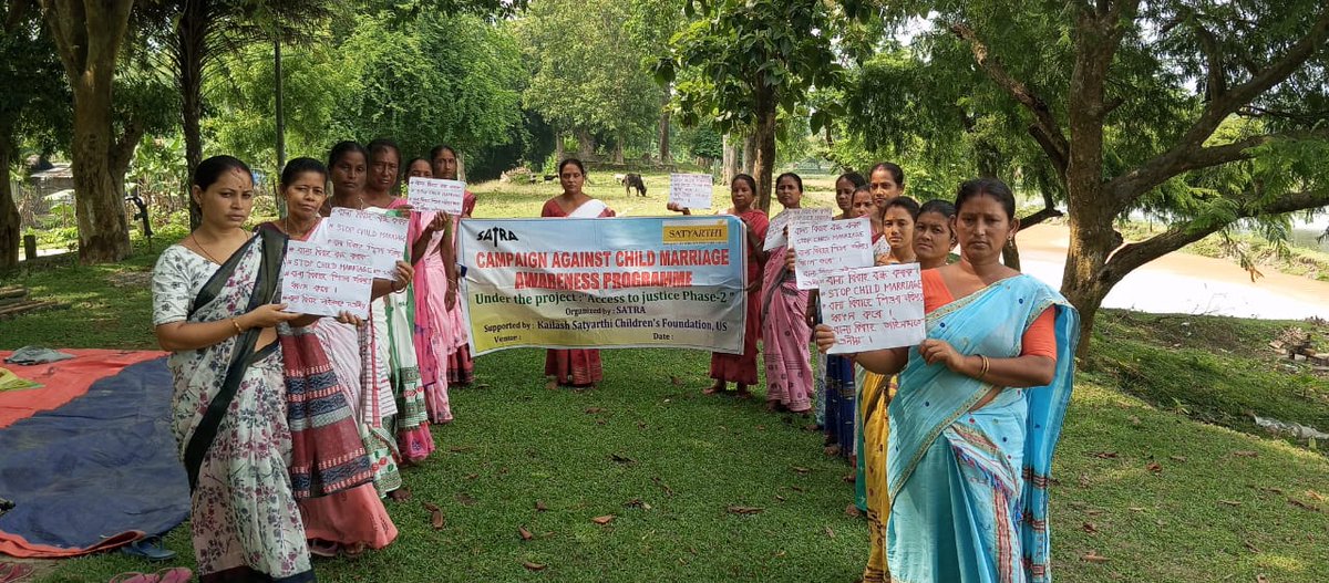 SACHINDRASARMA3's tweet photo. @Satra_Sipajhar 
We are always against Child Marriage. Join us..
#BalVivahSeAzadi #childmarriagefreeindia #freedomnow #saynotochildmarriage https://t.co/XGgGJduBcU