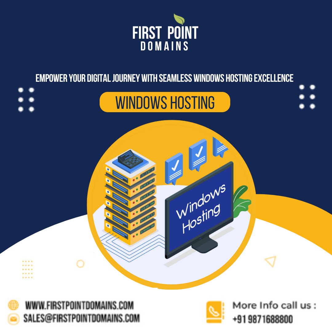firstpointdom's tweet image. &quot;Empower Your Digital Journey with Seamless Windows Hosting Excellence&quot;
.
.
#webhosting #windowhosting #hosting #høsting #hostingprovider #hostingservices #hostingweb #hostingtips #domain #domains
#domainnames #domainname #inmydomaine #mydomain #domainforsale #domainregistration