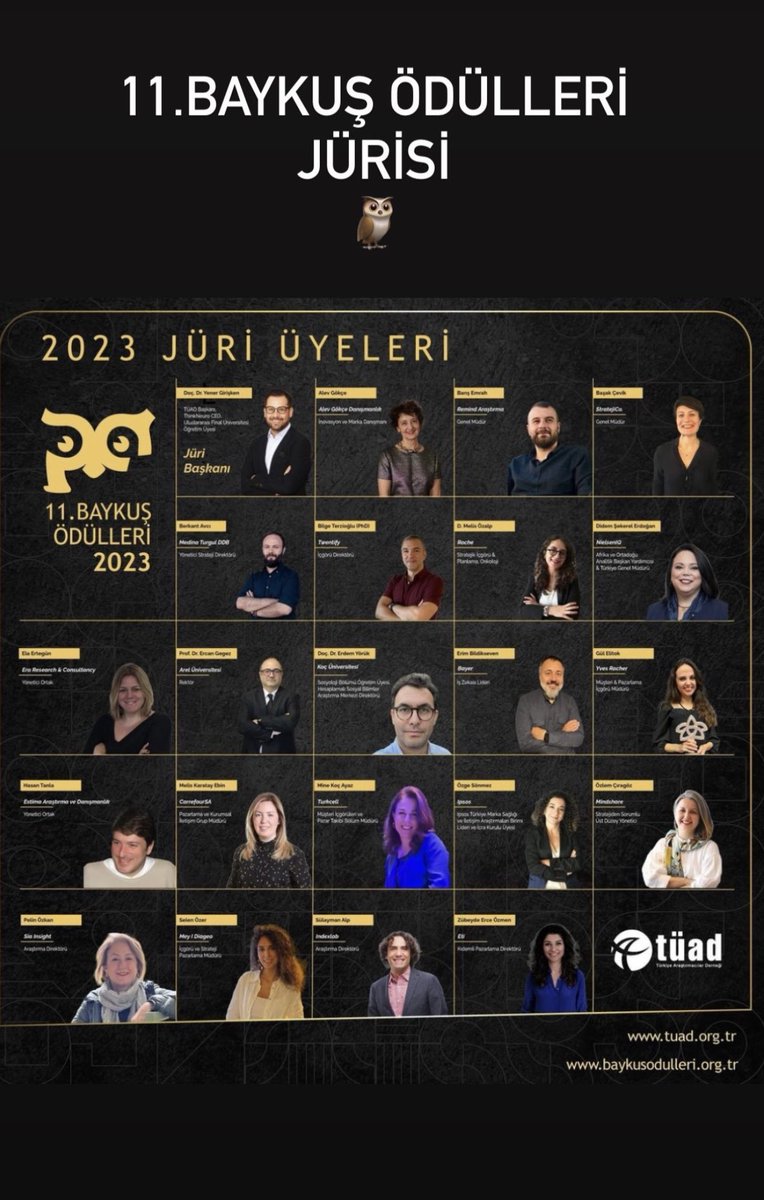 sia_research's tweet photo. 🦉 Araştırma Direktörümüz Pelin Özkan 2023 Baykuş Ödülleri jürisinde 🦉

🦉 Ağustos ve Eylül aylarında araştırma sektörünü heyecanlı günler bekliyor 🦉

#baykuşödülleri #tüad #siainsight @TrArasDernegi https://t.co/77UFyRP5iW