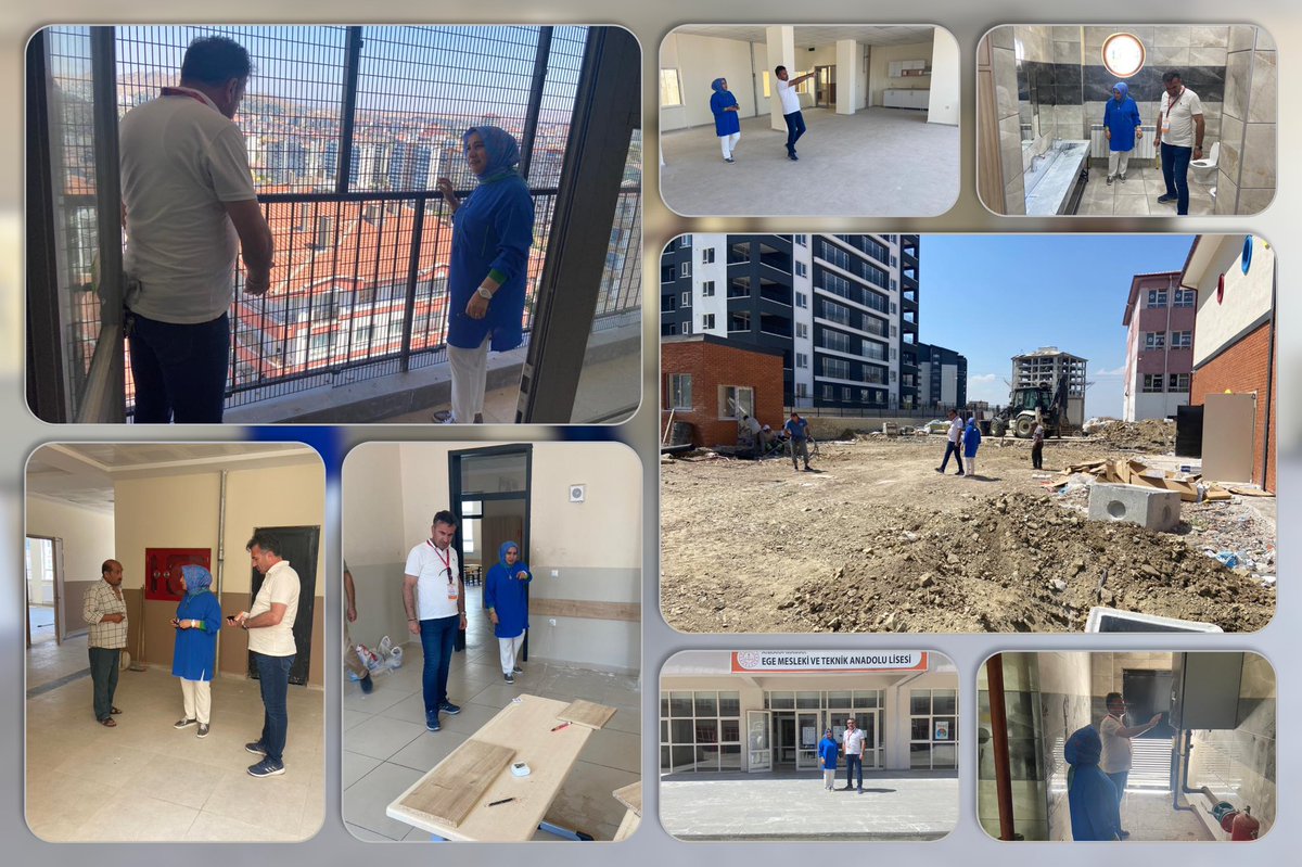 İlçe Millî Eğitim Müdürümüz Sn.Elif Özbek ve Şube Müdürümüz Sn.Fatih Küçüker inşaatı devam eden okullarımız ile tadilat yapılan okullarımızı ziyaret ederek, yapılan çalışamalar hakkında bilgi aldılar.
🏗️🦺👷‍♂️🔩🪛🚧
#eğitimdeparlayanyıldızmamak 
<a href="/tcmeb/">Millî Eğitim Bakanlığı</a>
<a href="/elifozbek36/">Elif Özbek🇹🇷</a> <a href="/FKcker/">FATİH KÜÇÜKER</a>