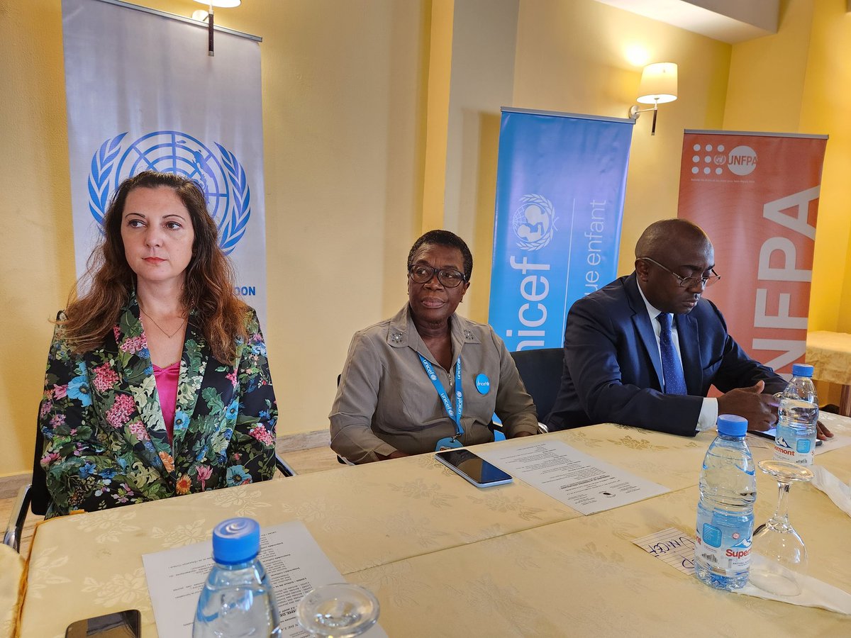 unicefcameroon's tweet photo. #Happening #now_ #Yaounde_ Official ceremony_ 24th edition of the international Youth Day.
Theme_Green skills for Youth : toward a sustainable World. https://t.co/YnyMVbaMBC
