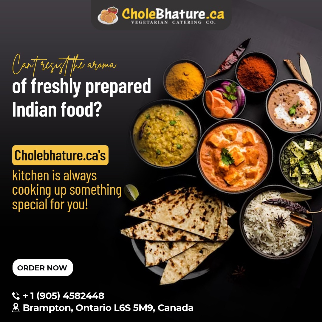 '👨‍🍳🍲 Craving the irresistible aroma of Indian cuisine? Cholebhature.ca's kitchen has got you covered! 
.
🤤Book your table Now +1 905-458-2448
.
#IndianDelights #FlavorfulCuisine #TantalizingAroma #FoodieFavorites #IndianFoodLovers #TasteOfHome