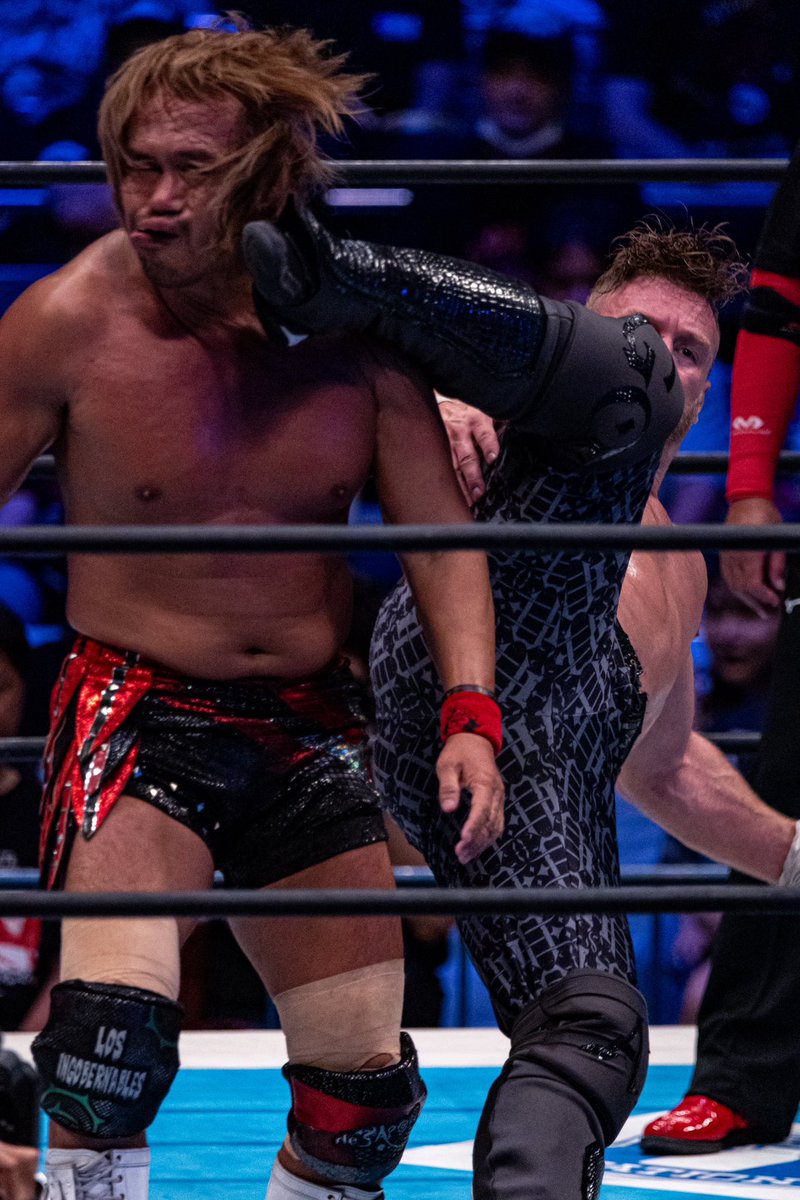 taigaPhoto_pw's tweet image. 2023 8.12 新日本プロレス 両国国技館
#WillOspreay #ウィル・オスプレイ 選手
フックキック！
顔歪んでるし破壊力えげつないね。。。
#njpw #G1CLIMAX33