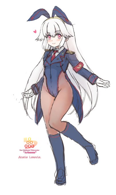 イメージ固まったので公開!(衣装は思い付き🐇)
狐之牡丹(@kitunenobotan)さんのうちのこのレンゲさんの双子姉妹のアカシア・ルノビアちゃんです(*'▽`*)
約8年ぶりにラフィの仲間が増えました…!💕
階級は中尉で大型特機であるRe:リーバルを自在に操るラフィの懐刀的存在です!✨ 