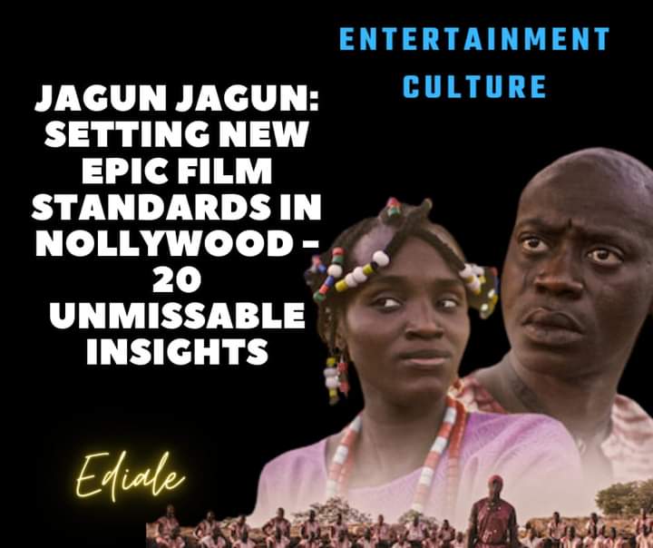 Jagun Jagun: Setting New Epic Film Standards in Nollywood - 20 Unmissable Insights

#EntertainmentCulture 

Dear You.

Jagun Jagun is good for the eyes. Here are the 20 things I think you should know about this film.