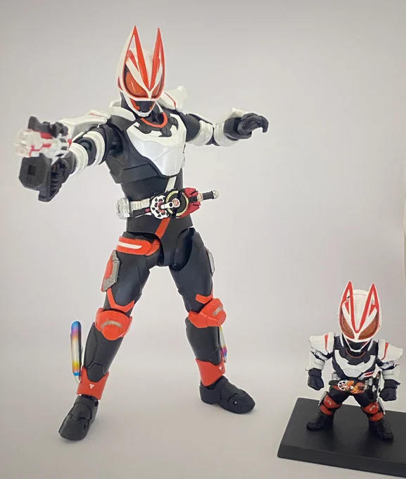 たまたま偶然買えた ギーツのs.h.figuartsカッコよすぎでは?!ฅ( ˙꒳​˙ ฅ≡ฅ ˙꒳​˙ ฅ≡ฅ ˙꒳​˙)ฅ  せっかくならバッファやタイクーンもって思ったけど...予約終了なんよなぁ('・ω・`)