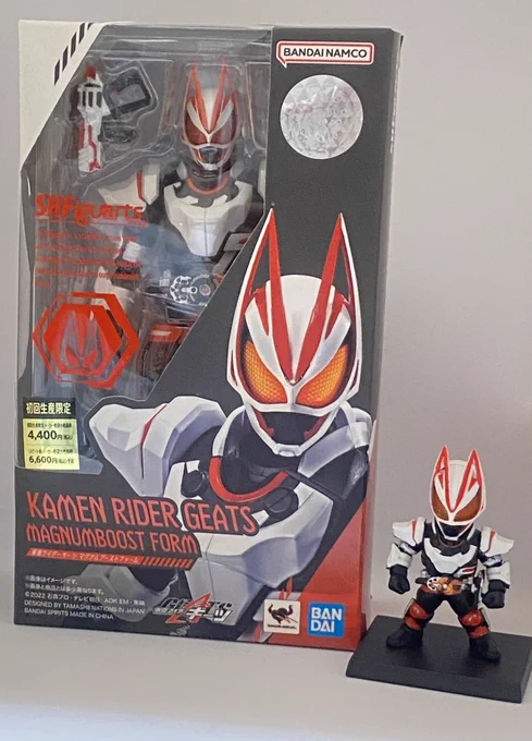 たまたま偶然買えた ギーツのs.h.figuartsカッコよすぎでは?!ฅ( ˙꒳​˙ ฅ≡ฅ ˙꒳​˙ ฅ≡ฅ ˙꒳​˙)ฅ  せっかくならバッファやタイクーンもって思ったけど...予約終了なんよなぁ('・ω・`)