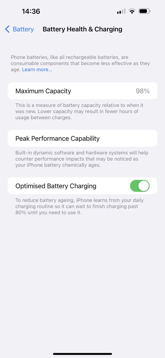 henchcoder's tweet photo. @appleintro 98%. Sept 2022 https://t.co/sx9qwNRcH1