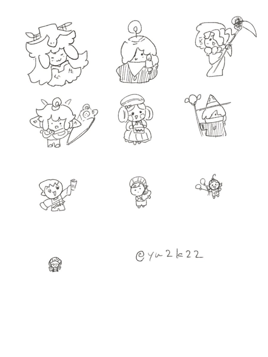 yu2k22's tweet photo. 視力検査みたいな落書き🍪 https://t.co/uAx9A7DLlR