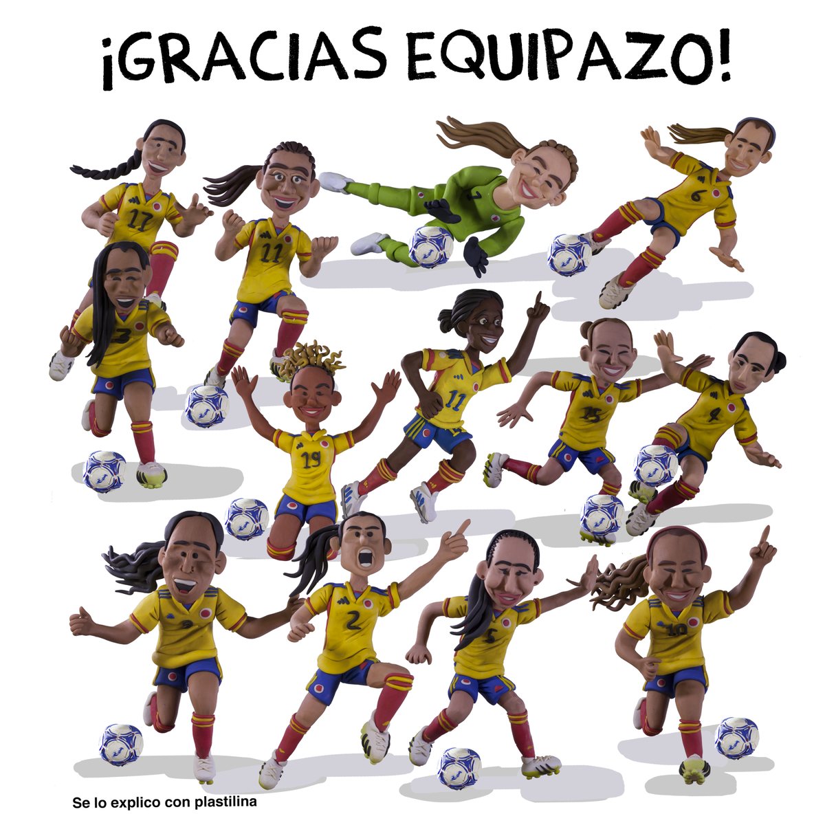 ¡Gracias selección femenina, grandes!!!!!!