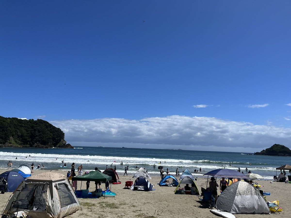 sattoshi400r's tweet photo. 台風も来なくて2日間最高の海日和 https://t.co/4dQVC8TJwP