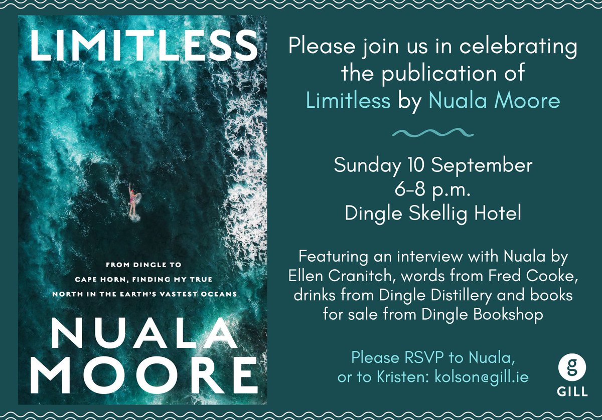 Nuala Moore-Swimmer (@numoorepain) on Twitter photo #savethedate so excited to announce my official booklaunch <a href="/DingleSkellig/">Dingle Skellig Hotel</a> Sept 10th Sunday 6-8pm huge thank you Fred <a href="/CookeFred/">Fred Cooke</a> & Ellen <a href="/pvespertine/">Ellen Cranitch</a>, especially to Elliot & all <a href="/DingleWhiskey/">Dingle Distillery</a> for supporting me on this special evening. #Limitless please contact for invites 😀#GILL #savethedate so excited to announce my official booklaunch <a href="/DingleSkellig/">Dingle Skellig Hotel</a> Sept 10th Sunday 6-8pm huge thank you Fred <a href="/CookeFred/">Fred Cooke</a> & Ellen <a href="/pvespertine/">Ellen Cranitch</a>, especially to Elliot & all <a href="/DingleWhiskey/">Dingle Distillery</a> for supporting me on this special evening. #Limitless please contact for invites 😀#GILL