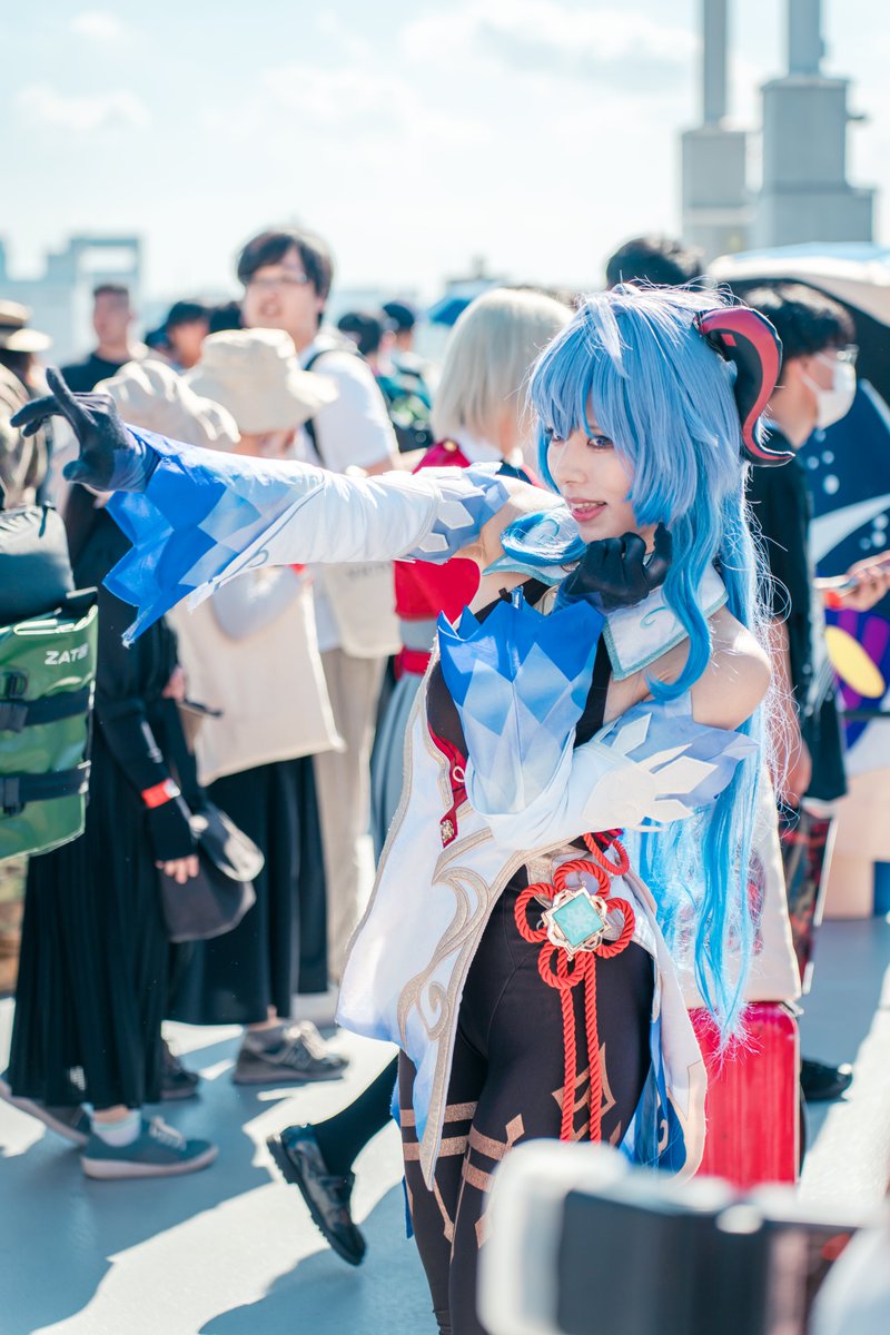 Wthdrawr's tweet photo. C102 1日目
原神／甘雨
天海せなさん（@senanana_cos）

#C102
#C102_cos
#C102コスプレ https://t.co/xupLYJsjOo