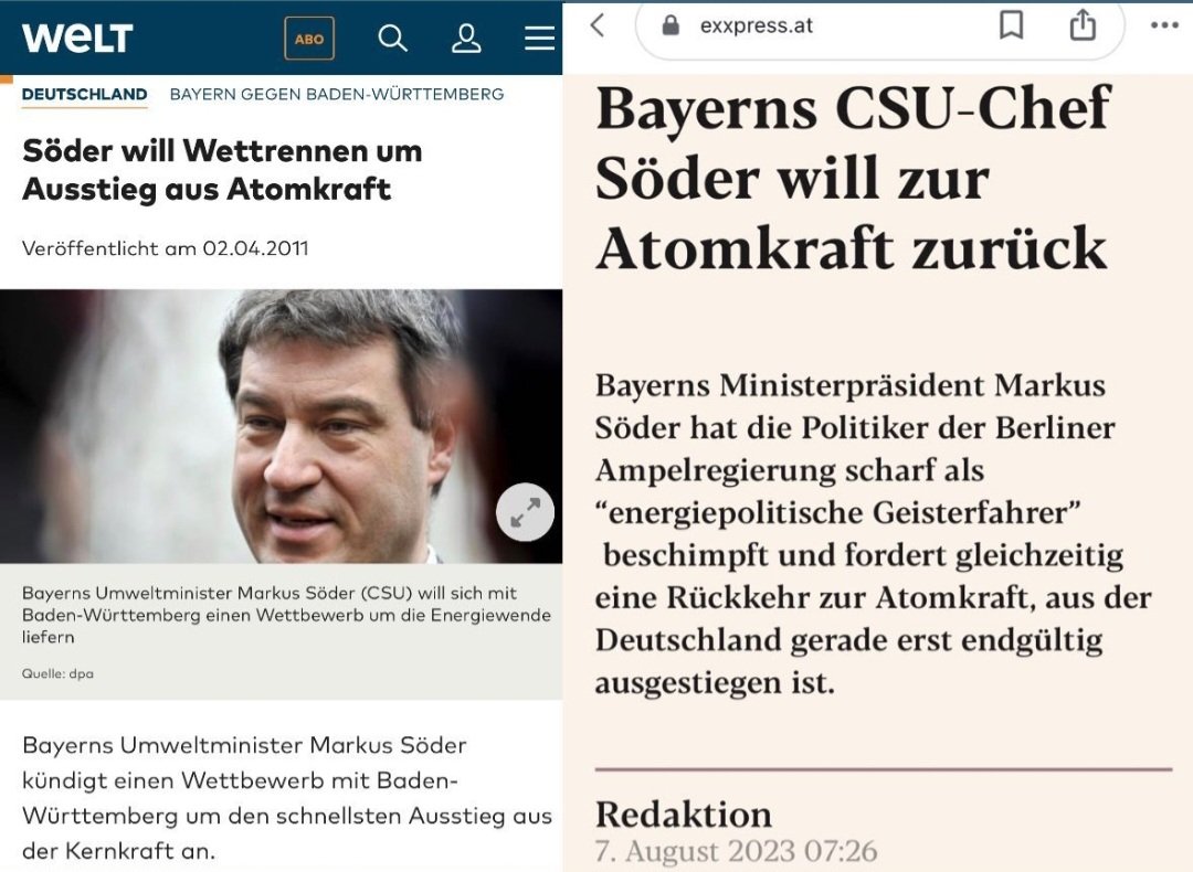 Eine #nukleareRenaissance gibt es nur mit der #AfD! Wer #Söder immer noch glaubt, dem kann man nicht mehr helfen. Nur WIR werden liefern. #JAzurKernkraft