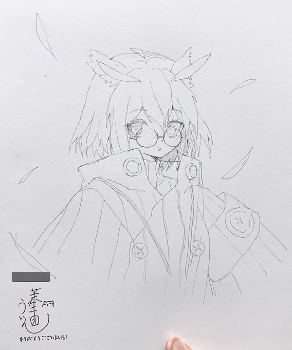 スケブ絵でした!
