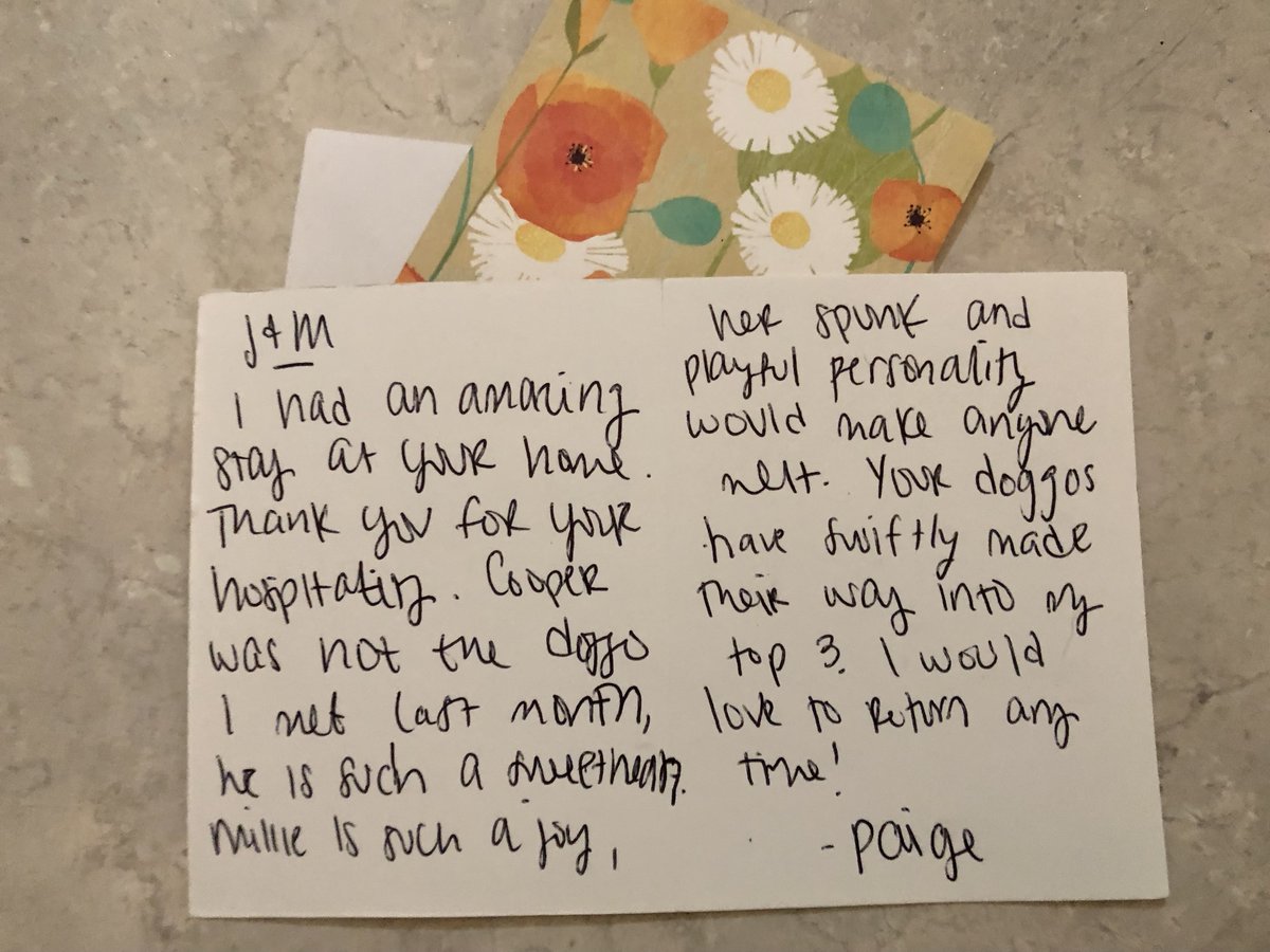 TheMemoryMoth's tweet image. It’s the little things… 
#thankyounote