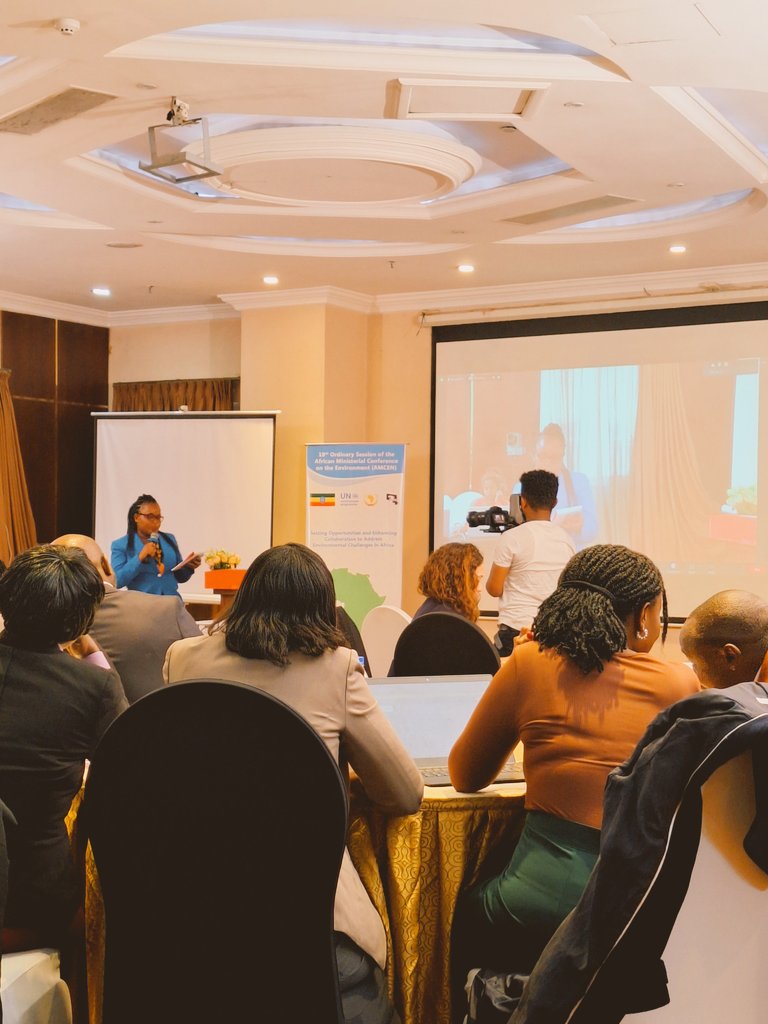CYNESA's tweet photo. @espila the Regional Executive Secretary @caritas_africa moderating the afternoon session on #ClimateChange #ACS and #ACW at the Regional Consultative Meeting of the @UNEP_Africa Major Groups and Stakeholders.
#2023RCMAFRICA
#19thAMCEN @davemunene https://t.co/4LpK0Zar9r