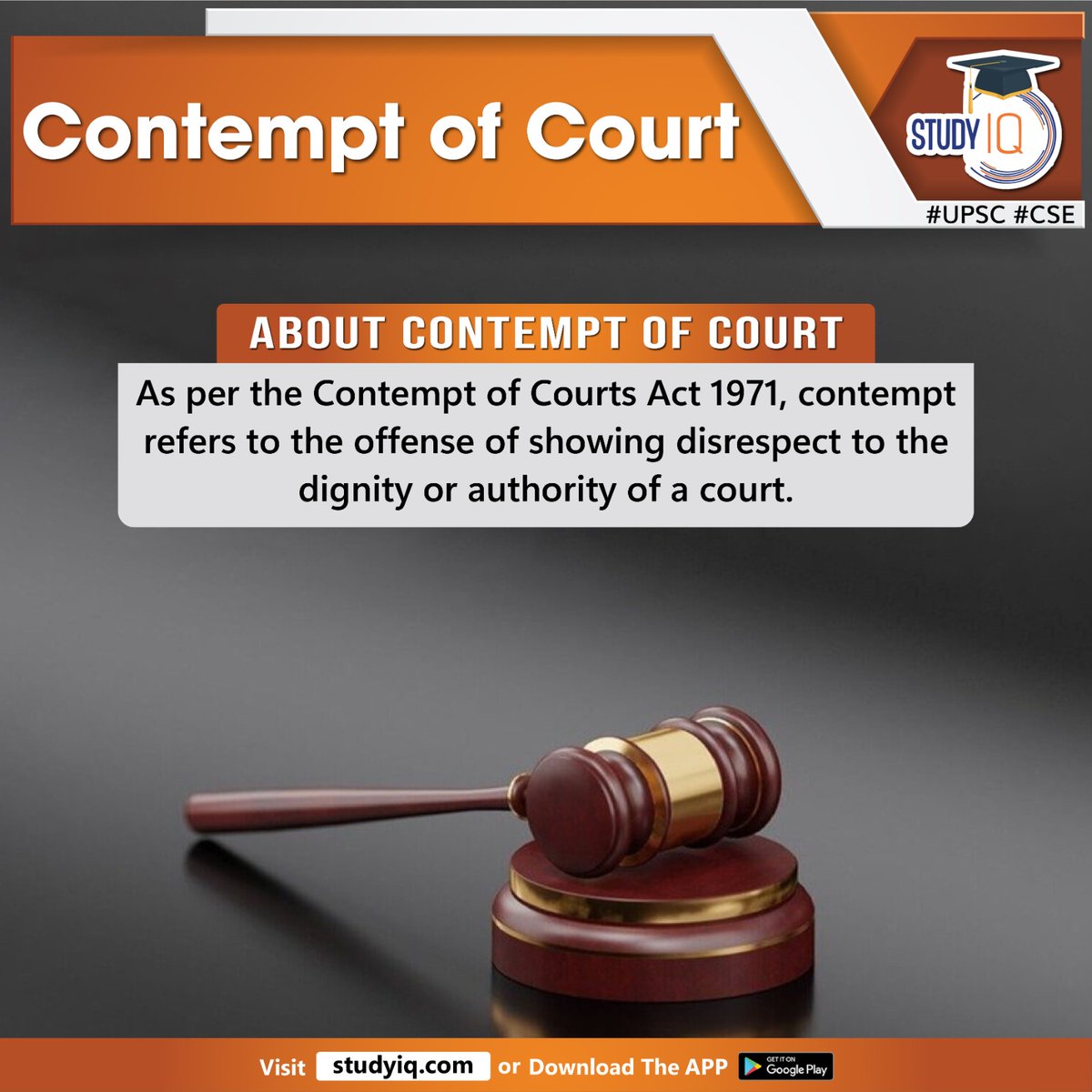 upsciq's tweet photo. Contempt of Court
#contemptofcourt #jammuandkashmir #chiefminister #bjp #article370 #parliament #contemptofcourtsact #authorityofcourt #civilcontempt #courtjudgement #criminalcontempt #upsc #cse #ips #ias https://t.co/irNSFVDyAQ