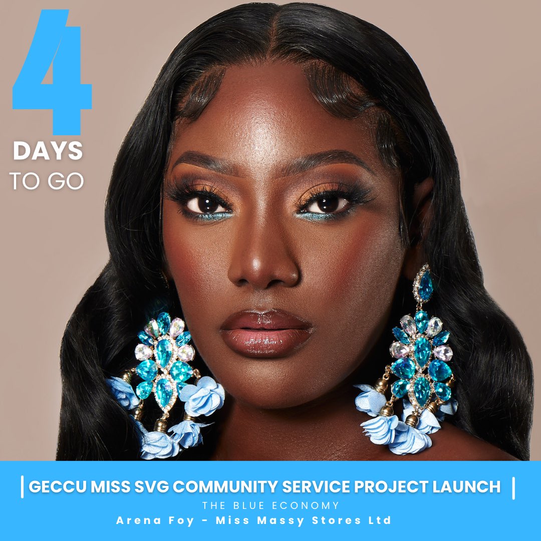 The Blue economy is definitely going to spark your interest . Find out all you can about it from @arenafoy_svg on August 16th, 10:00am LIVE. 
.
.
#MissSVG #MissSVG2023 #CrownJewels #SaintVincent #SaintVincentandTheGrenadines #StVincentandTheGrenadines #SVG #Vincy #VisitSVG #GECCU