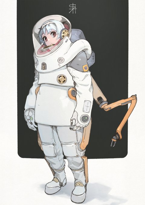 「astronaut standing」 illustration images(Latest)