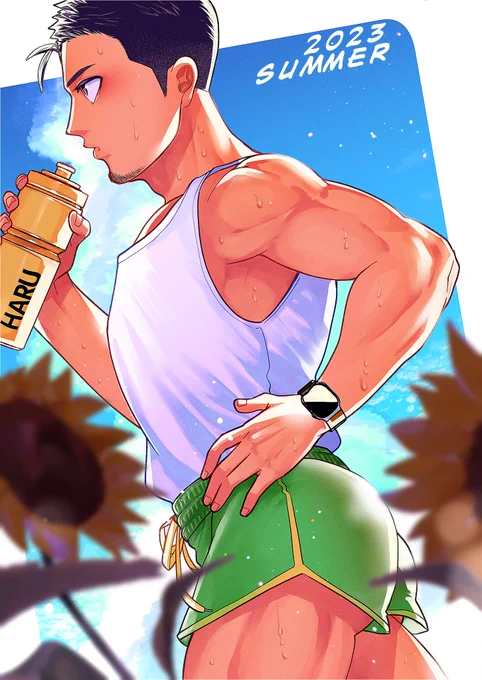 暑中見舞い申し上げます。今年の夏も頑張って乗り切りましょ〜 