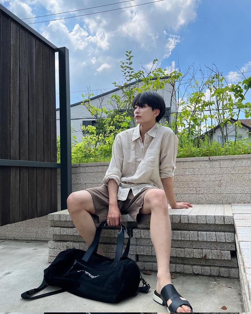 Enjoying the summer breeze before the sweater weather come around.