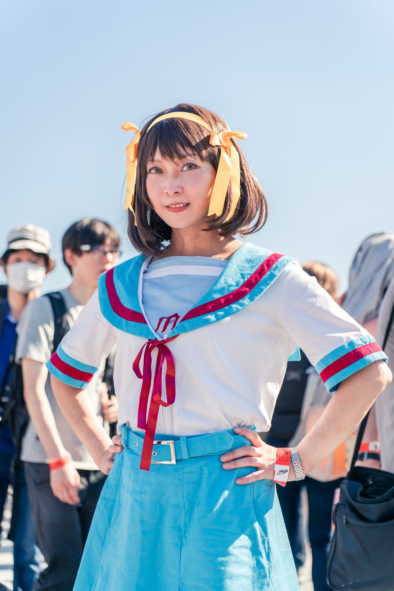 Wthdrawr's tweet photo. C102 1日目
涼宮ハルヒの憂鬱／涼宮ハルヒ
��園ななこさん（@misono_nanako）

#C102
#C102_cos
#C102コスプレ https://t.co/ZlPOCgbfPv