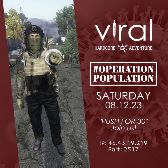 WILDLANDZ_'s tweet photo. In the moment, most players/ streamers choose populated servers for the high probability of interaction and content. We get it. Today with the help of many we aim to showcase what a high pop Viral looks like, & we think you will love it! #OperationPopulation #Pushfor30 #PlayViral https://t.co/m8s1tUrFTX