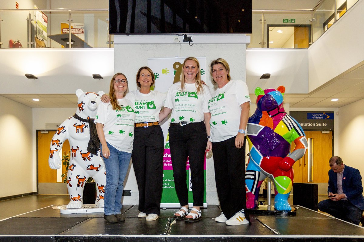 chswbearhunt's tweet image. 🎨🐻 Relive the incredible launch of the Bear Hunt! ⏳🌈 Don't miss out as we near the end date, mid-Sept, creating an urgent call to explore the trail before the auction (get in touch). 🚀🐾 Let's make these moments unforgettable!💚 #chswbearhunt #chswbearsthatcare #chsw @CHSW