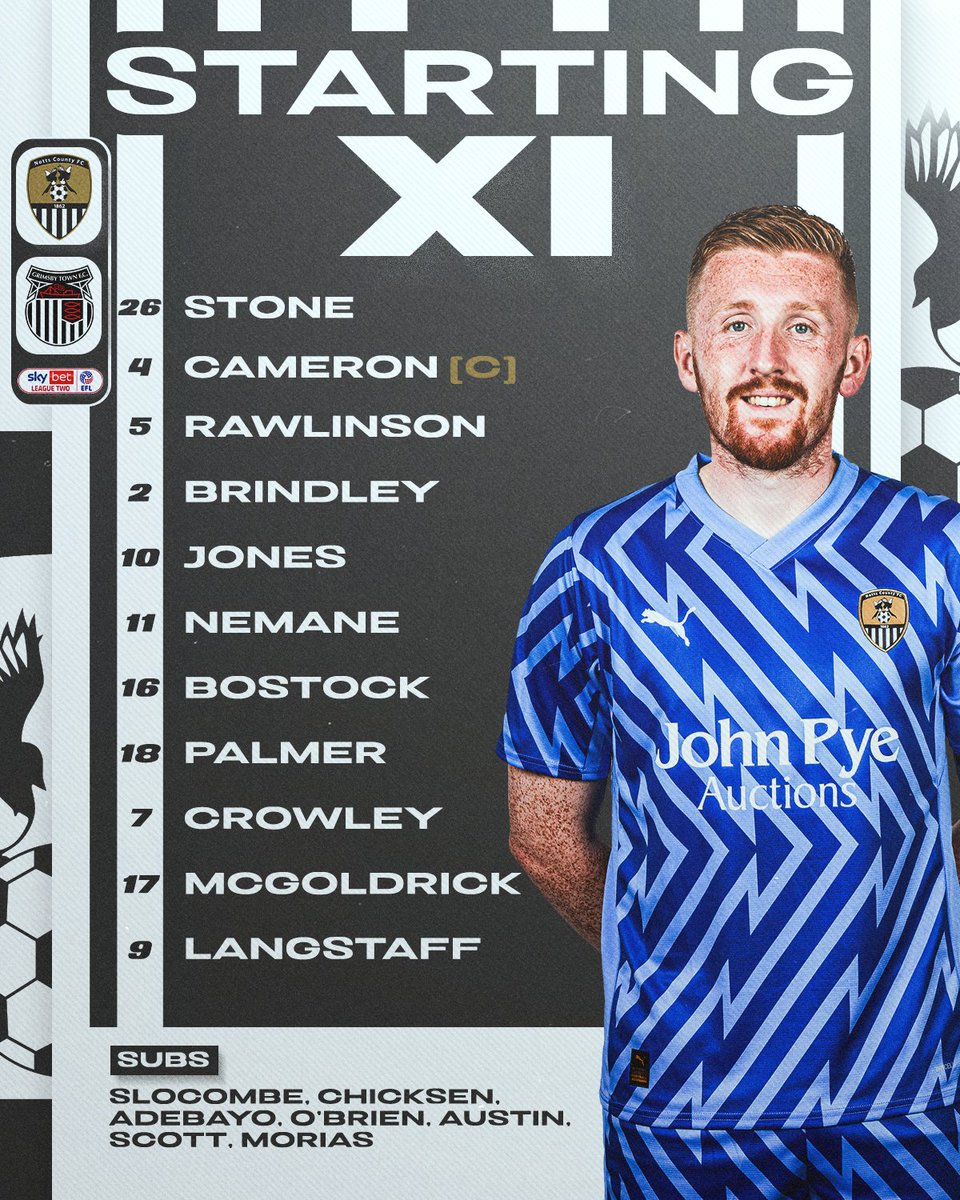 Official_NCFC's tweet photo. Here's how we line up! ⚫️⚪️ https://t.co/caZc7iyk94