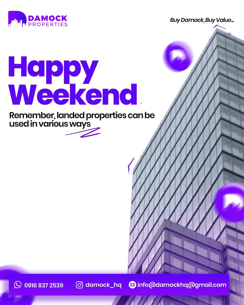 damockng's tweet photo. Happy weekend from our team to you! We can't wait to help you find your perfect home 🌟🏠
#damock #realestatemarket #realestatemarketupdate #valueinvesting #value #realestateinvestment #realestatelagos #realestateabuja #property #homes #realestateinvestors #realestateteam https://t.co/uMPF1s0e6Y