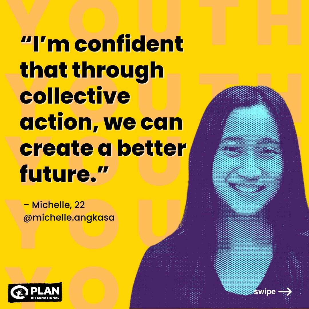 PlanCanada's tweet photo. This #InternationalYouthDay, we’re celebrating the ways #YouthLead change. How do you take action towards a social, economic and environmentally sustainable world? Share with a reply and inspire others 💡. #GreenSkills https://t.co/iolmuGho4J