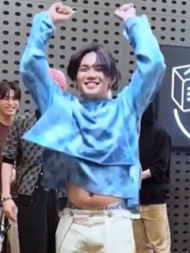 dear_7chill's tweet photo. Hyunsuk Cute Even his belly is cute 😍 https://t.co/DTod7qr9qt