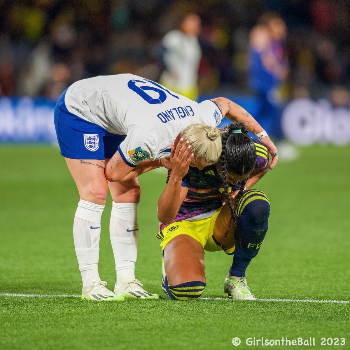 GirlsontheBall's tweet photo. Unfortunately in this sport there has to be a winner and a loser.

Colombia, you have been incredible this tournament. The future is incredibly bright. Will remember the joy you brought to the pitch and the stands for a long time ❤️ https://t.co/gY64IoqMow