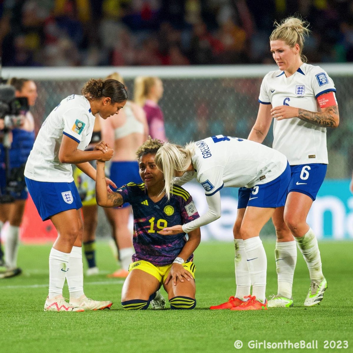 GirlsontheBall's tweet photo. Unfortunately in this sport there has to be a winner and a loser.

Colombia, you have been incredible this tournament. The future is incredibly bright. Will remember the joy you brought to the pitch and the stands for a long time ❤️ https://t.co/gY64IoqMow