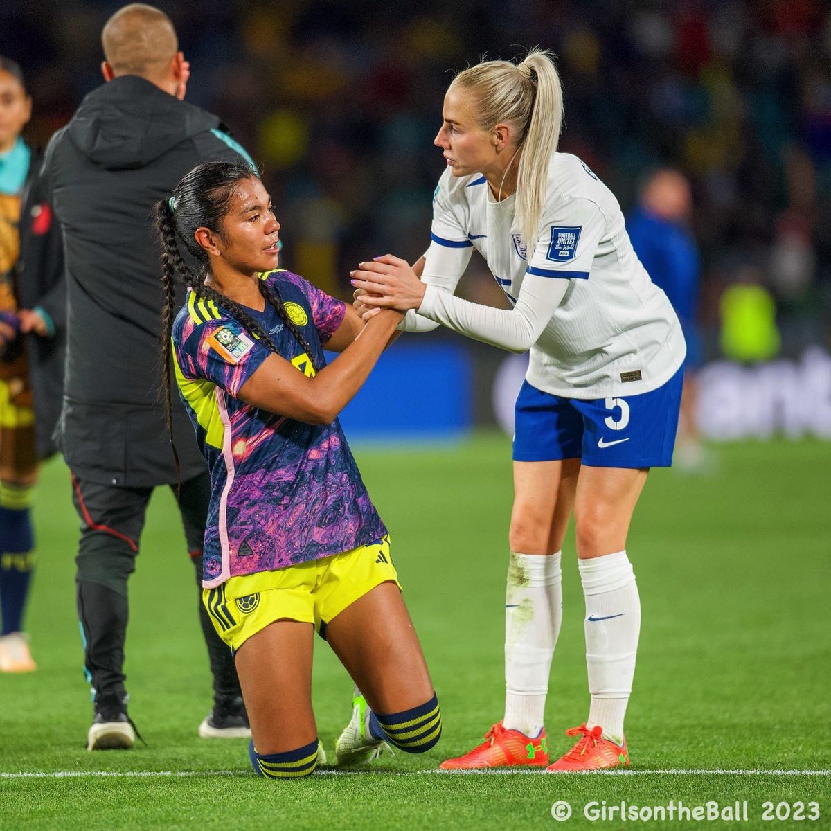 GirlsontheBall's tweet photo. Unfortunately in this sport there has to be a winner and a loser.

Colombia, you have been incredible this tournament. The future is incredibly bright. Will remember the joy you brought to the pitch and the stands for a long time ❤️ https://t.co/gY64IoqMow