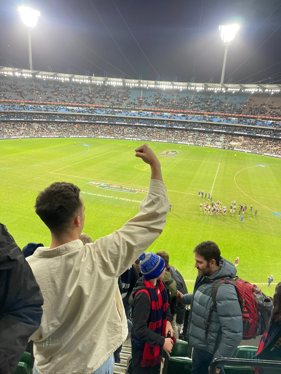 Footy live at the G 🤭 Touched?? 🤣